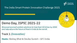 Track 1 (Innovation) Demo Day, ISPIC 2021-22 by GFI India