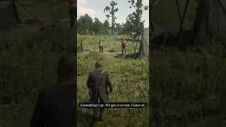 Who are these clowns in rdr2 ....... strange