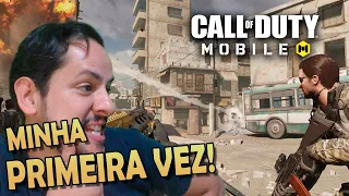 MINHA PRIMEIRA VEZ NO CALL OF DUTY MOBILE!!! COD - NOVO SERIAL KILLER