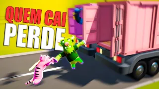 Não pode cair do caminhão em Movimento no Gang Beasts