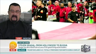 Стивен Сигал защищает Россию и Владимира Путина на американской передаче