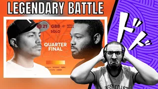 BEATBOX REACTION | ALEM vs KING INERTIA Grand Beatbox Battle 2021 Quarter Final