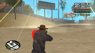 Doberman with a 4 Star Wanted Level - GTA San Andreas - from FPV Starter Save - Sweet pt 2,mission 1