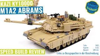 KAZI KY10000 - M1A2 Abrams MBT - Speed Build Review