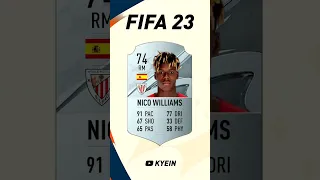 Nico Williams - FIFA Evolution (FIFA 21 - FIFA 23)