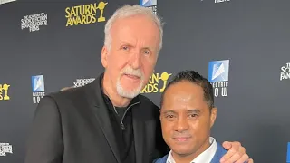 JAMES CAMERON w/ TYRONE TANN - 51st Annual SATURN AWARDS