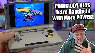 Newest Retro Handheld From Powkiddy The X18S! More Power But Is It More Fun? Initial Impressions!