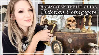 Thrift these items for a Vintage Halloween! // Victorian Cottagegore Aesthetic