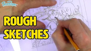 How to draw rough sketches for a children's book