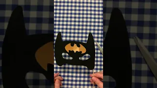 Easy Paper Batman Mask DIY - Kids Craft Ideas