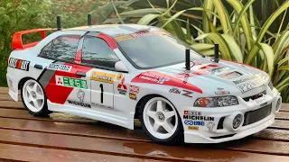 IT'S DONE! Tomley RC’s Tamiya DF-03Ra Mitsubishi Lancer Evo IV 4 RC Car (I PAINTED 2 BODIES!)