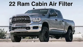 2022 Ram 2500 3500 4500 5500 Cabin Air Filter Replacement How To 22