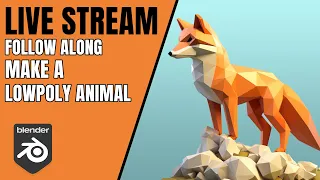 Follow along and make a low poly animal - Blender 3