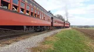 Norfolk and Western 475 and 611 meet at Groffs Grove