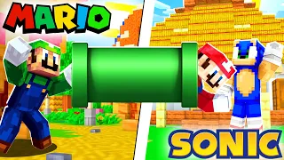 SONIC X MARIO CROSSOVER! [124] | Sonic The Hedgehog 2 | Minecraft