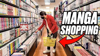 come manga shopping with me + big haul (cozy book store vlog 📖✨)