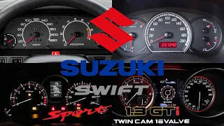 Suzuki Swift Sport & GTi (0-100 KM/H) (0-60 MPH) ACCELERATION BATTLE