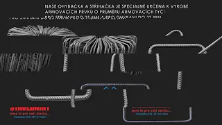 Výroba třmínků a betonářské výztuže