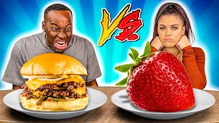 HEALTHY VS JUNK FOOD CHALLENGE