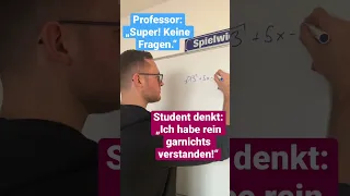 Die Realität wenn in der Vorlesung keine Fragen kommen