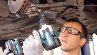 На что способен аккумуляторный гайковёрт Makita DTW 700 - крутим самые сложные болты и гайки ходовой