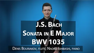J.S. Bach: Flute sonata in E major, BWV 1035