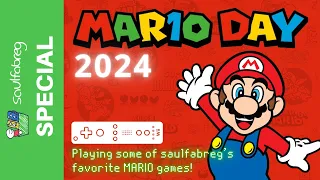 MAR10 DAY 2024 SPECIAL: Playing My Favorite Mario Games! | saulfabreg Wii VC