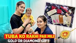 TUBA KO RAKHI PAR MILE GOLD OR DIAMOND GIFT | Chiku Malik Vlogs