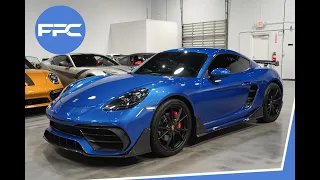 *SOLD* 2017 Porsche 718 Cayman S in Blue Metallic w/ 24k Miles!