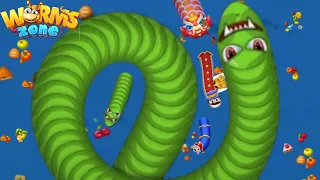 MAGICAL WORMS ZONE 🐍🔥😱01 | epic snake gameplay