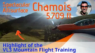 Spectacular Altisurface Chamois with the VL3 - 5.709 ft - Highlight of the Mountain Flight Training