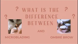 The Difference Between Microblading and Ombré Brow