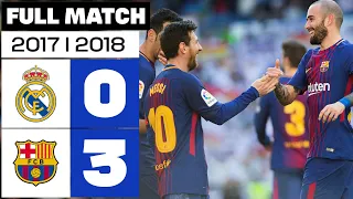 Real Madrid vs FC Barcelona (0-3) Matchday 17 2017/2018 - FULL MATCH