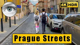 Prague Walking Tour: Hradčany, Prague Castle, Nerudova, Lesser Town 🇨🇿 Czech Republic 4k HDR ASMR