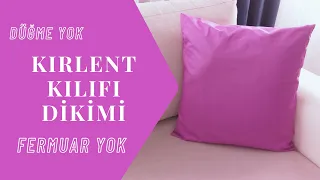 Fermuarsız Koltuk Kırlent Nasıl Dikilir? Detaylı Anlatım! 😍3 dakikada hazır. Yasık kılıfı yapımı