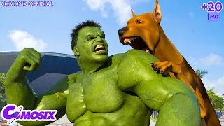 Avengers: Hulk vs Hulk Dogs - Hulk Smash Scene - THE INCREDIBLE HULK (2023) Movie CLIP HD