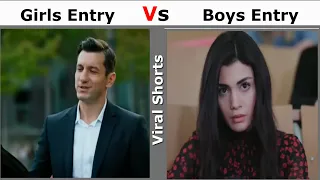 Girls Entry Vs Boys Entry | Girls Vs Boys | #statusvideo #boysattitude #boysattitudestatus