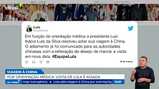 Lula adia viagem à China por motivo de saúde