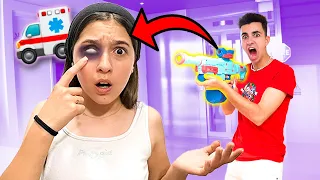 LE SACO EL OJO A MI HIJA CON UNA NERF…*urgencia!*