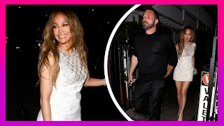 BEN AFFLECK & JENNIFER LOPEZ CELEBRATE FIRST WEDDING ANNIVERSARY WITH ROMANTIC DINNER