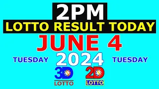 Lotto Result Today 2pm June 4 2024 (PCSO)