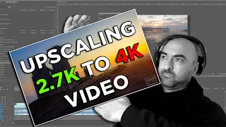 Upscaling Mavic Mini Footage from 2.7k to 4K for Uploading to YouTube Drone Channels - Premiere Pro