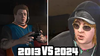 All Jimmy de Santa cutscenes 2013 vs 2024