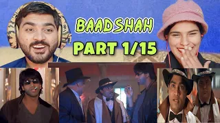 Baadshah : P#1 Entry scenes |  Shah Rukh Khan | Amrish puri | Pakistani Reaction