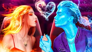 Fire Girl vs Water Boy | New Couple in an Elemental World