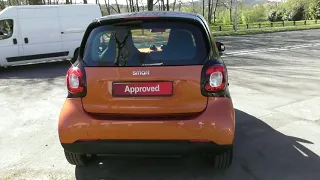 SMART ForTwo 1.0 PASSION finished in Lava Orange ,video walkaround !