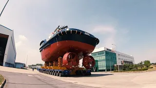 Boluda Towage Europe: Launching video VB Rumba newbuild ASD 2813