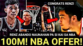 Breaking! RENZ ABANDO! WITH 100M NBA OFFER! Literal na Ginulat Ang MUNDO! Nauna Pa Kay KAI SOTTO