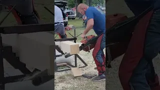 Husqvarna power saw #viral #chainsaw #race