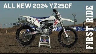 ALL NEW 2024 YAMAHA YZ250F - FIRST RIDE